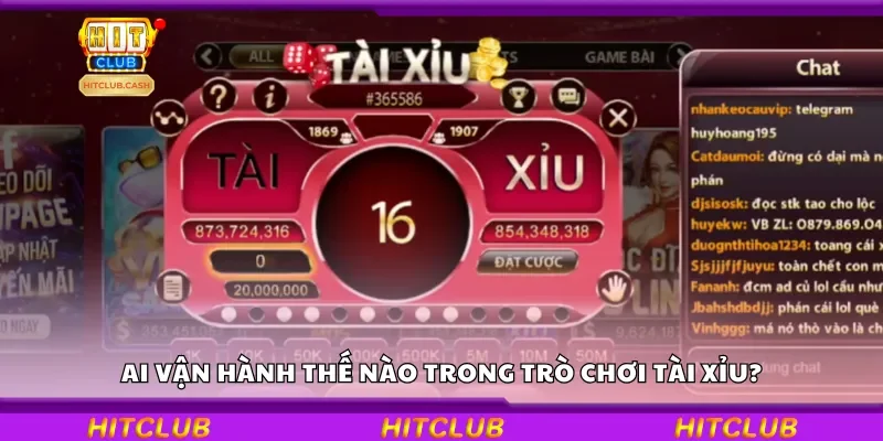 AI vận hành thế nào trong trò chơi tài xỉu?